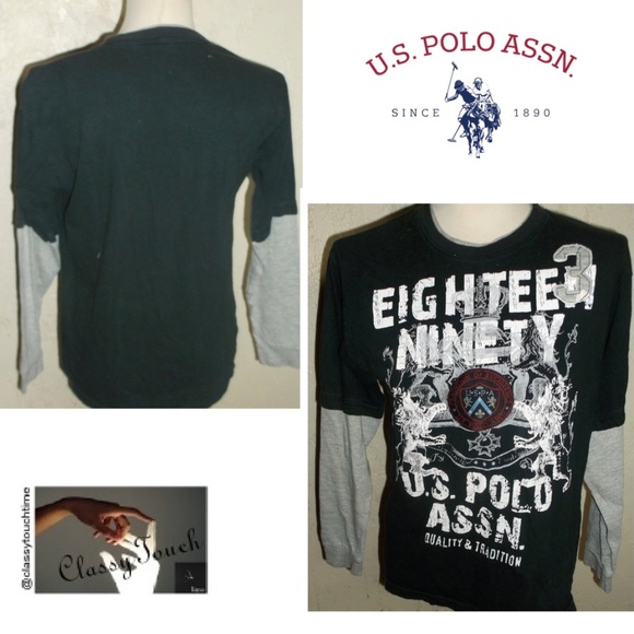 U.S. Polo Association Men's Eighty Ninety Shirt - Picture 1 of 5